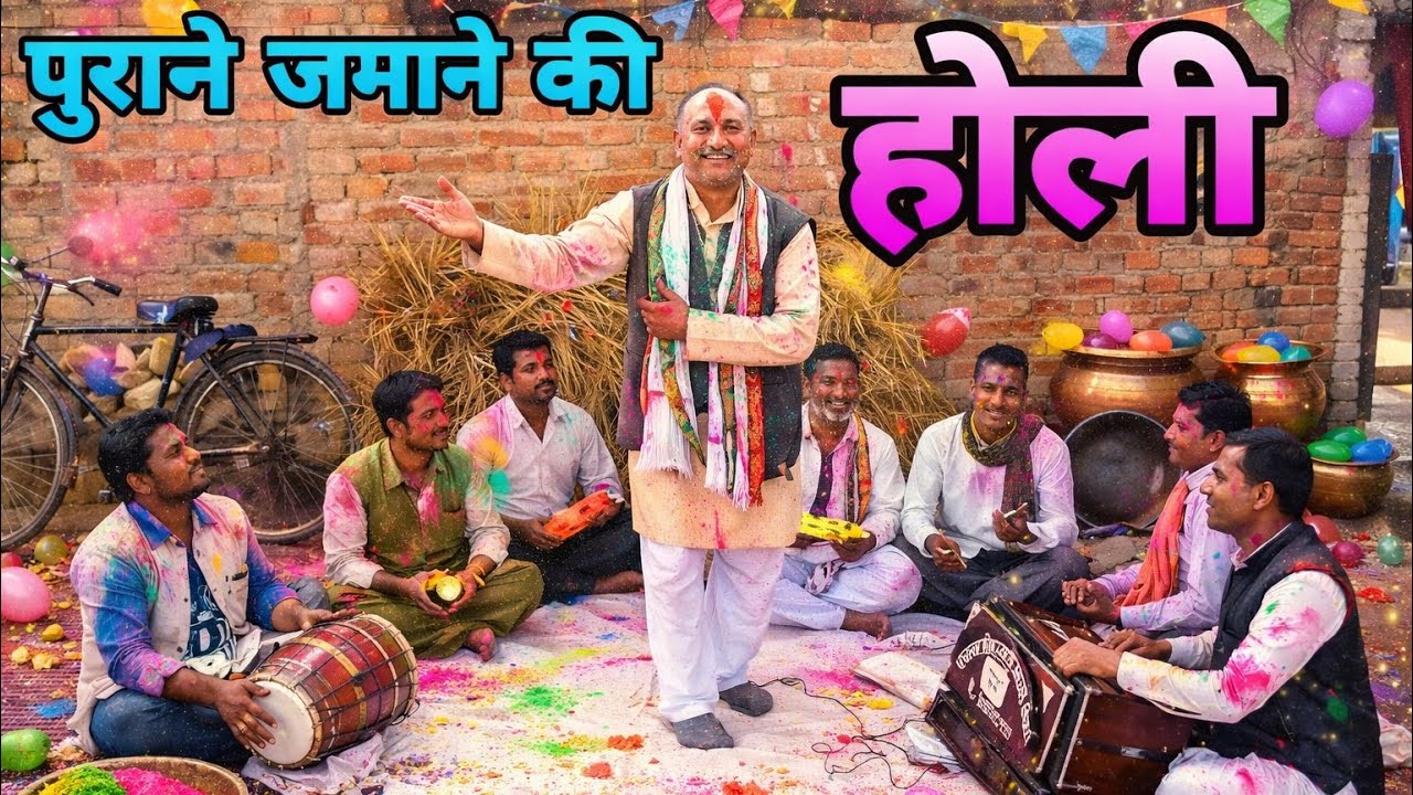 पुराने जमाने में ऐसे गाई जाती है होली लोकगीत | सब ऐसे एक साथ बैठकर गाते थे होली लोकगीत एक बार देखें