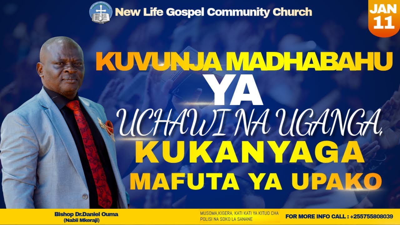 🔴 LIVE:KONGAMANO LA KUVUNJA NGUVU ZA UCHAWI:WITH BISHOP DR DANIEL OUMA- 11|1||2025