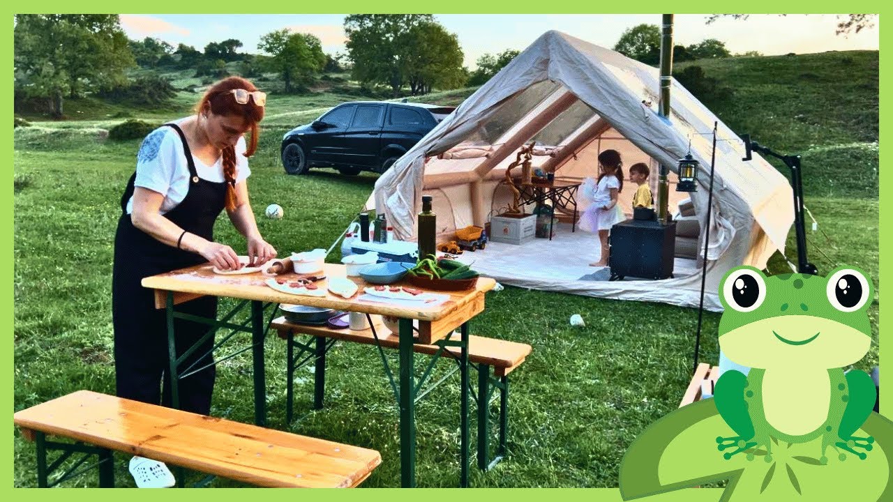 Göl Kenarında Bol Kurbağalı Bir Kamp Yaptık :)