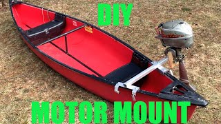 Canoe Trolling Motor Mount! Are They Worth It? DIY Cheep and Sturdy! Minn Kota 36 Tested!