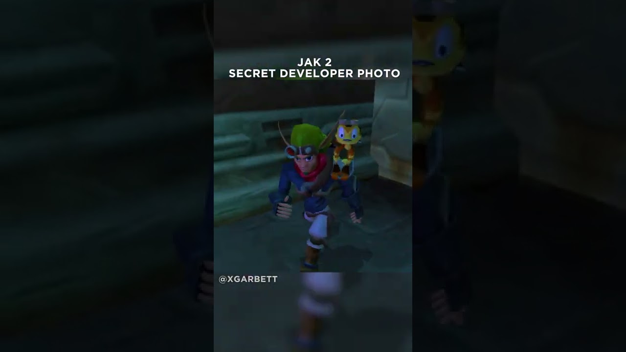 Secret Developer Photo Easter Egg in Jak 2!