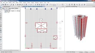 012 Assign the Pier labels in Etabs (Gán phần tử Pier cho vách trong Etabs)