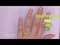 DIY Korean Beaded Ring 🌻 | Cute korean beaded ring 🍀