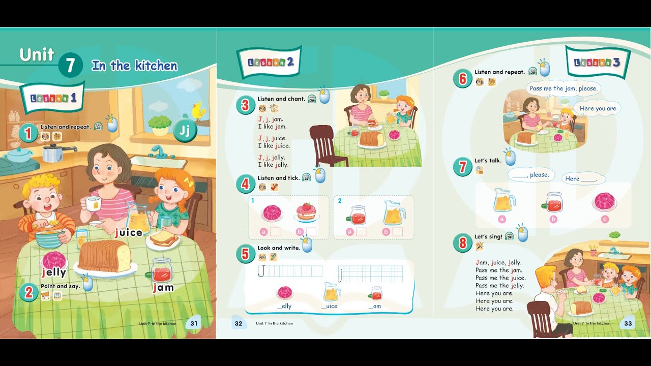 Tiếng Anh 2 Global Success  - Unit 7: In the kitchen