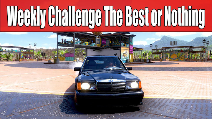Forza Horizon 5 Weekly Challenge The Best or Nothing - Mercedes Benz 190E Evolution II