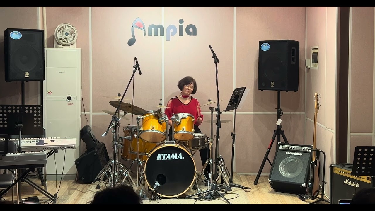 한수자  Boney M - Feliz Navidad Drum Cover