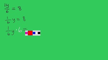 (Algebra) 16 - Solving Equations Using Multiplication Property