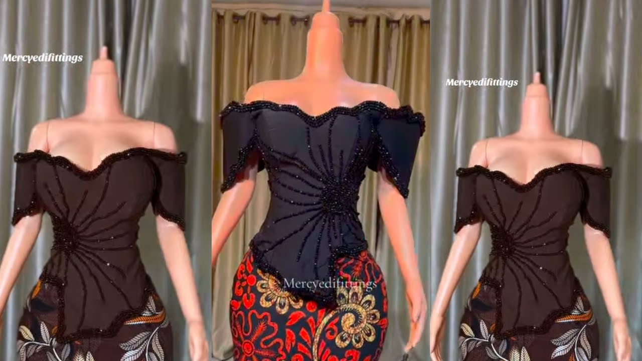 Как сшить эту стильную блузку-бюстье с открытыми плечами | Урок для начинающих