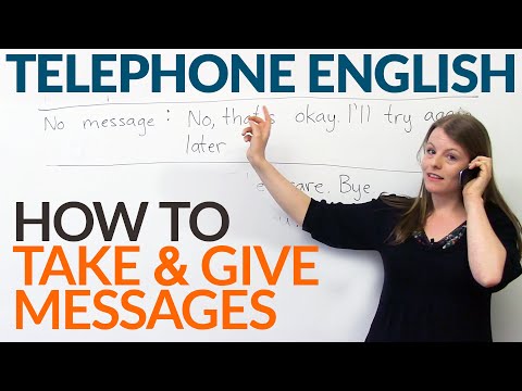 Video: How To Issue A Telephone Message