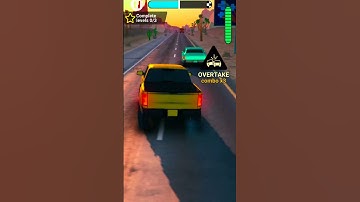 Rush Hour 3D – Yellow Pickup ALMOST Crashes Police Car! 🚓🤯 #shorts #funny