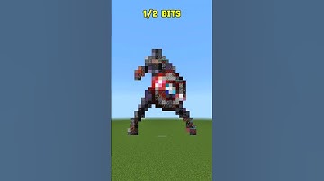 Captain America Pixel Devolution | 64 Bits → 1/8 Bits | Dark Pixel 🎮