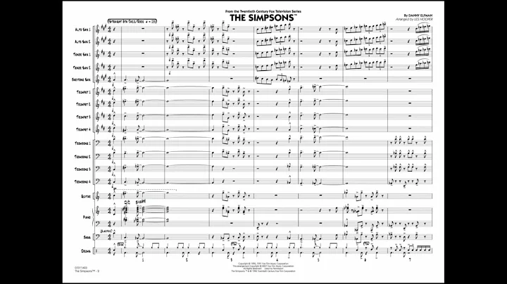 The Simpsons by Danny Elfman/arr. Les Hooper