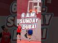 #asiaqualifier Dubai #basketballindubai 6AM Sundays #nba #dubaibasketball #ballislife #technodance