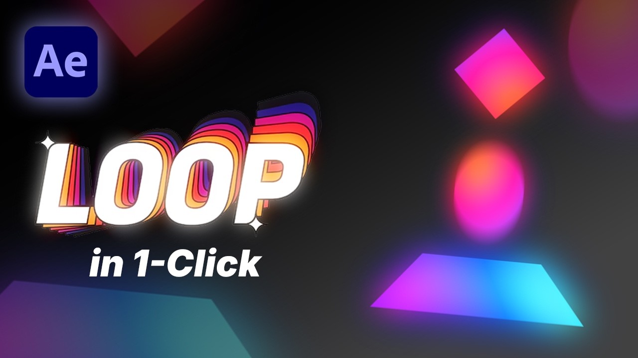 TUTORIAL - Create Loop Expressions in ONE CLICK! (AFTER EFFECTS) - YouTube