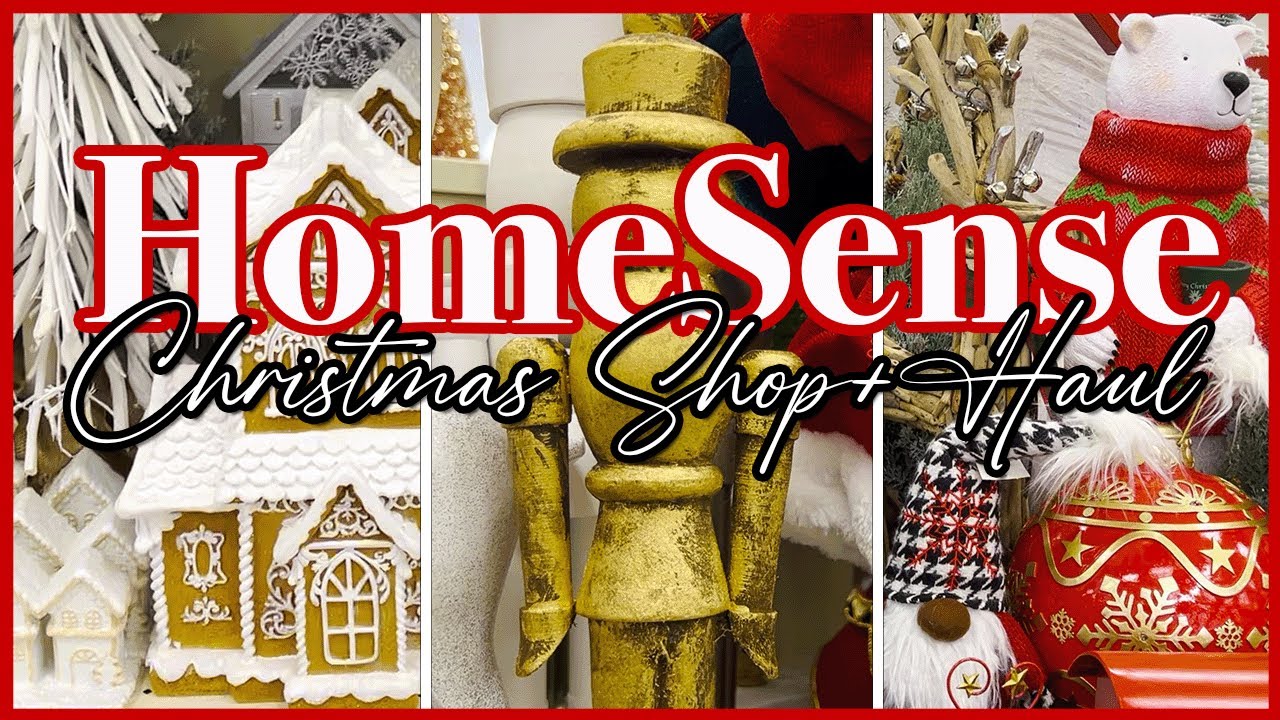 *NEW* HomeSense Christmas Decor 2023 I Shop and Haul! YouTube