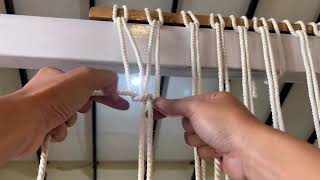 Macrame Murah Simpul Termudah dari Tali Pramuka - DIY Macrame