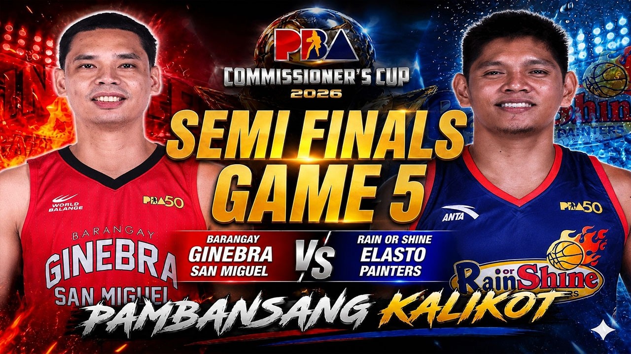 PBA LIVE |  BARANGAY GINEBRA vs RAIN OR SHINE | SEMI FINALS GAME 5 | PBA COMMISSIONER’S CUP 2026 🔥