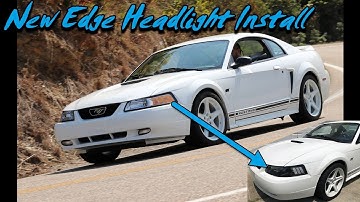 99-04 Mustang Euro Black Headlight Install