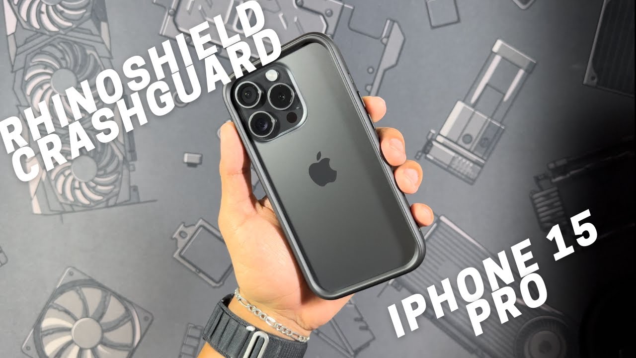 RhinoShield CrashGuard - Funda protectora de diseño delgado absorbente de  golpes compatible con iPhone 15 Pro Max, protección contra caídas de 11