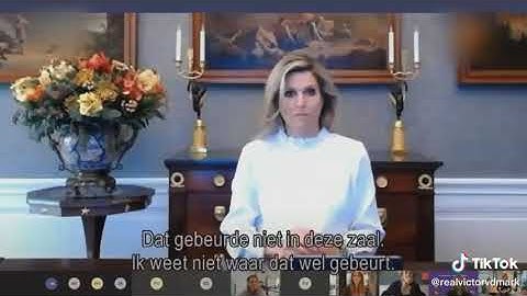 Koningin Máxima in shock na gescheld in videocall