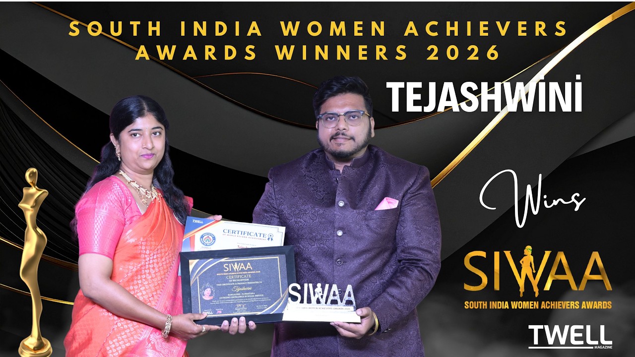 Tejashwini: Visionary Leader Wins Excellence in Social Service Award | SIWAA 2026