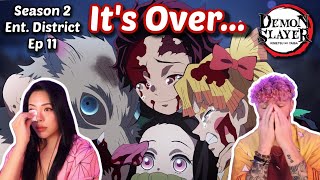 Season Finale   Demon Slayer Reaction S2 Ep 11 Entertainment District