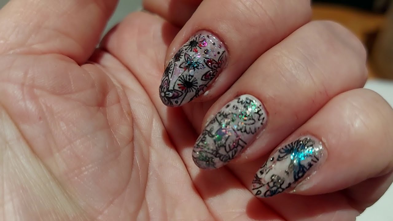 мои пробы дизайна ногтей