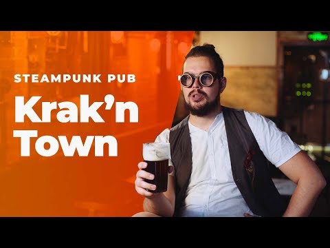 Video: Steampunk Joben Bistro Pub Inšpirovaná fiktívnymi príbehmi Julesa Verna