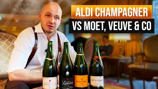 Champagner: Der große Test! Moet vs Veuve vs Lanson vs Aldi: Wer gewinnt?