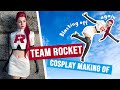 Chaotic cosplay making of jessie team rocket