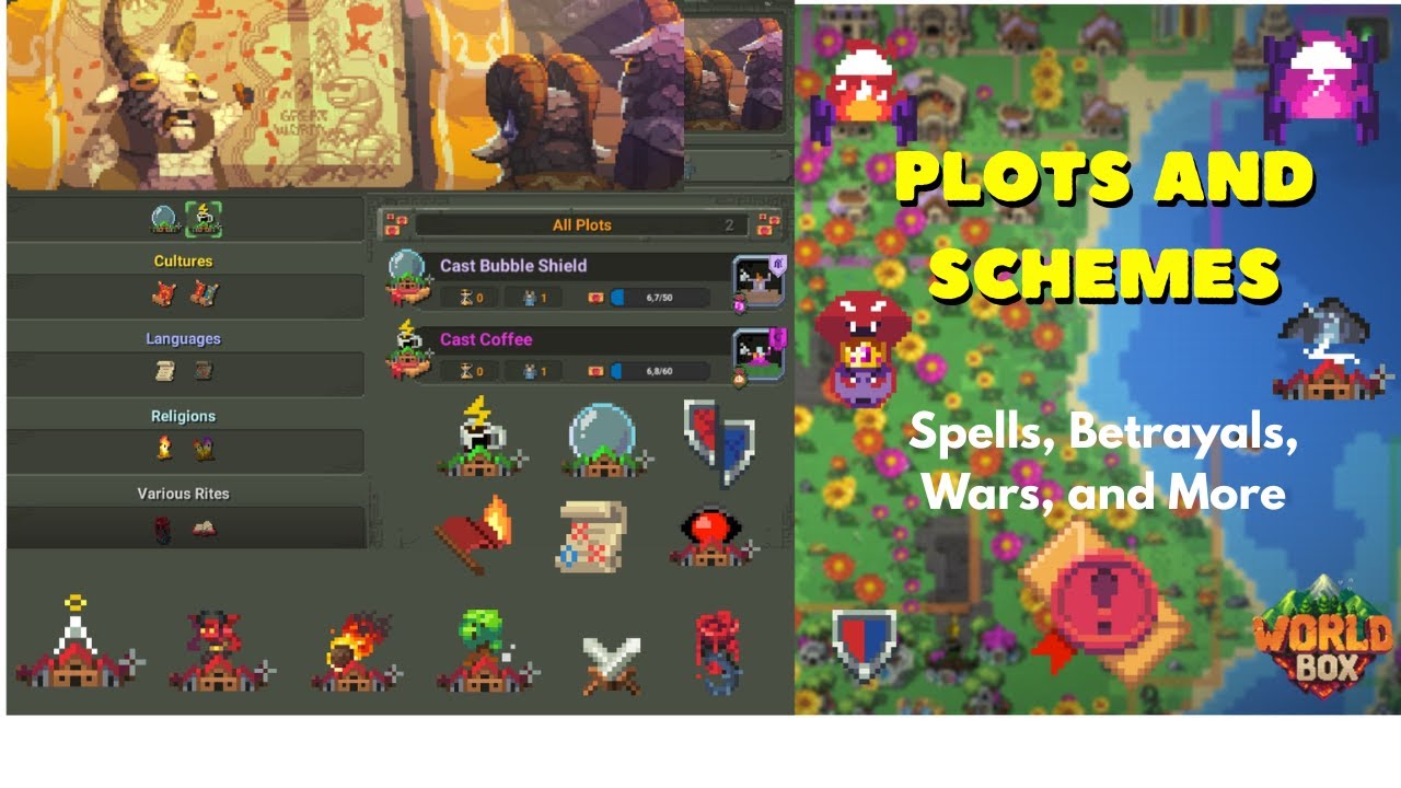 Plans, rituals, and betrayals: All about PLOTS in WorldBox 0.50