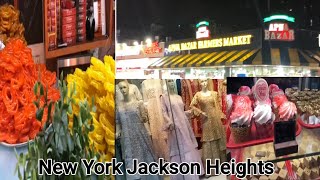 New York Famous Area Pakistani, Indian and Bangladeshi 🇺🇲 Jackson Heights Queens 👸USA 🇺🇸