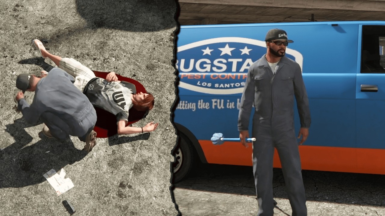 JADI TUKANG BERSIH BERSIH MAYIT TAPI DI KEJAR POLISI TERUS - GTA 5 INDONESIA