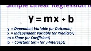 Finding Slope or y intercept in simple linear regression in SPSS