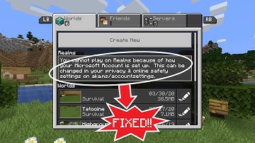 How to change your Privacy Settings in Minecraft.