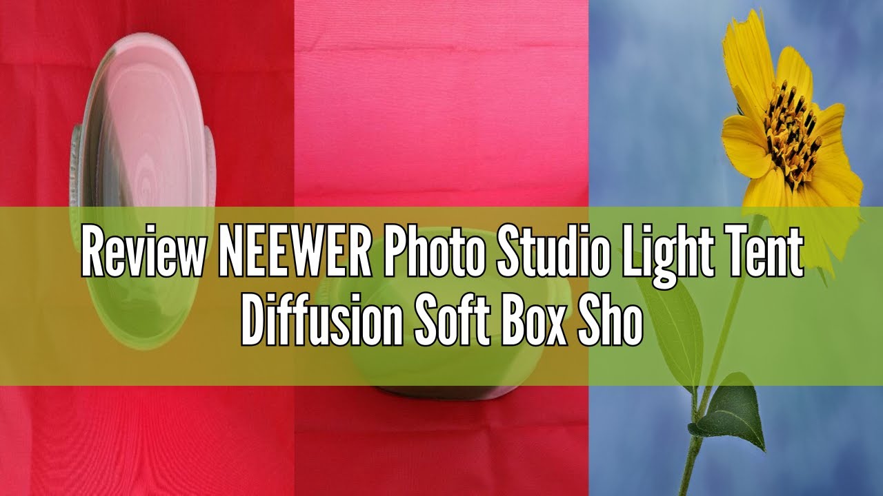 Review NEEWER Photo Studio Light Tent Diffusion Soft Box Shooting Cube 24x24 inch/60x60 cm