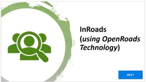 Migrating InRoads Project Data to OpenRoads Designer (4  InRoads Using OpenRoads Technology)