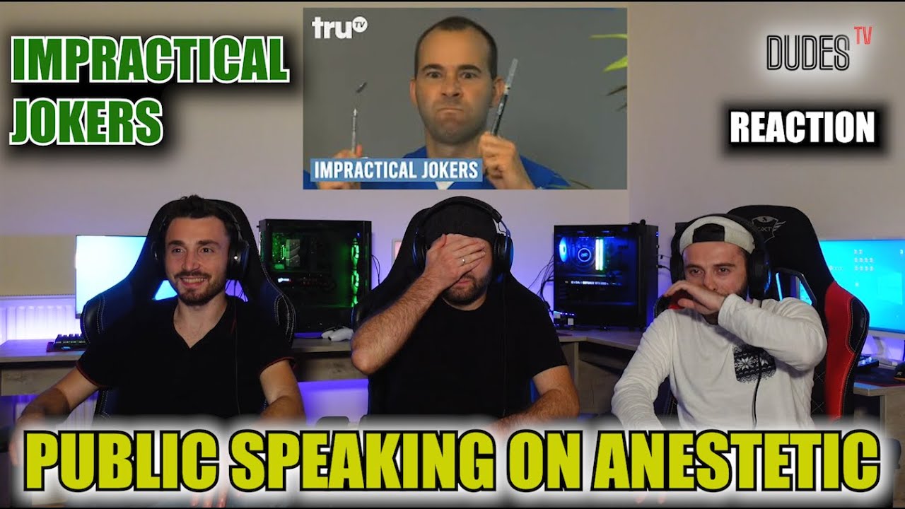ВПЕЧАТЛЯЮЩИЕ ДЖОКЕРЫ — Публичное выступление об анестетиках (наказание) | truTV! | ПЕРВАЯ РЕАКЦИЯ