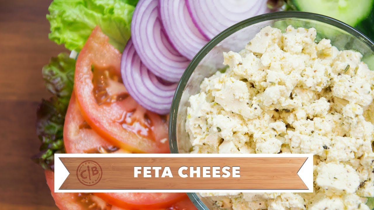 Make CHEESY Vegan Feta in Under 5mins! // Simple and Quick - YouTube