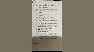 CSJM.UNIVERSITY Msc Physics semester 3rd First paper CLASSICAL ELECTRODYNAMIC AND PLASMA PHYSICS