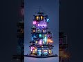 Tiny Cute Futuristic Themed Multi-story Micro Home