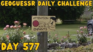A necessary speedrun! Geoguessr daily challenge day 577!