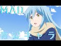 【MAD】青髪キャラで3画面MAD作ってみた！