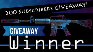 Giveaway | CSGO Skin | 200 Subscribers! | Announcing Winner