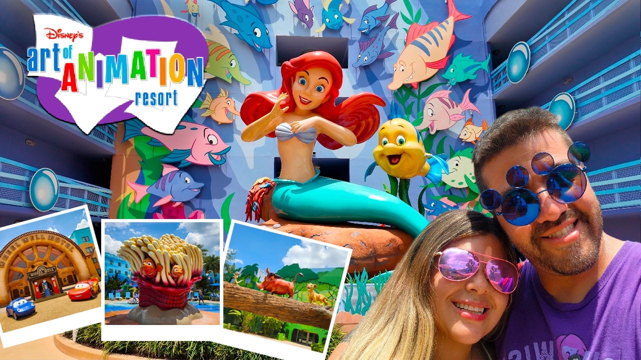 🎨 Disney's Art of Animation Resort COMPLETO 🧜‍♀️🚗🐠🦁Tour total + Skyliner a EPCOT 🚡 | Cesare 182