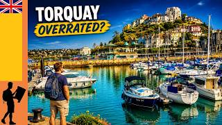 🔴 Torquay Walking Tour: Torre Abbey Sands to the Harbour | 4K English Riviera 🇬🇧