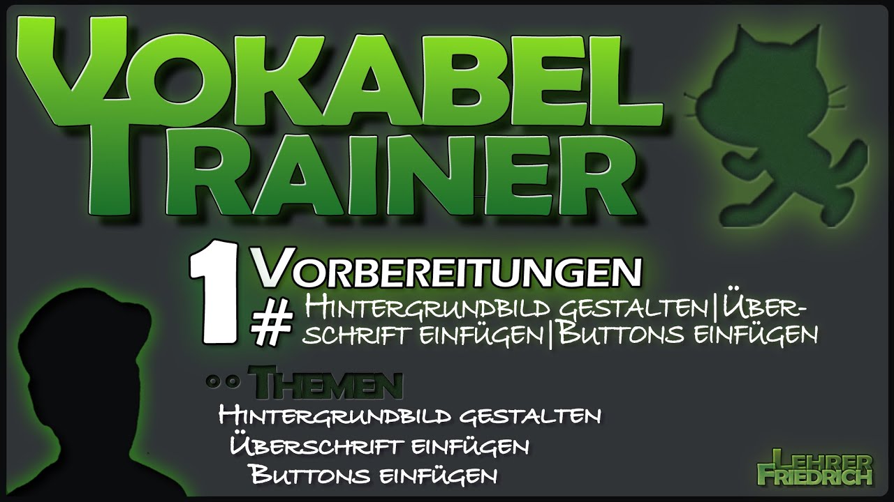° Scratch Tutorial °Vokabel Trainer 1° Hintergrund gestalten ...