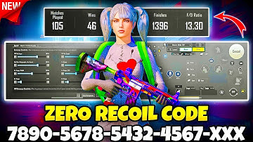 🔥Bgmi sensitivity settings 2025 🥵 | Bgmi best sensitivity settings 😱| Zero recoil sensitivity bgmi.