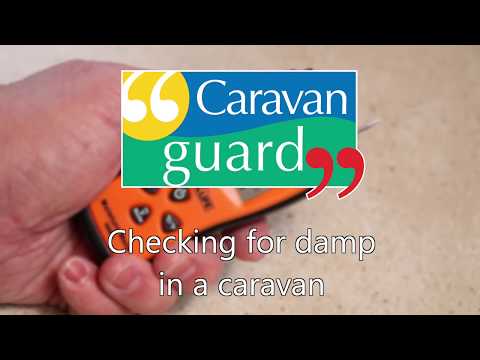 How to spot and check for damp in your caravan