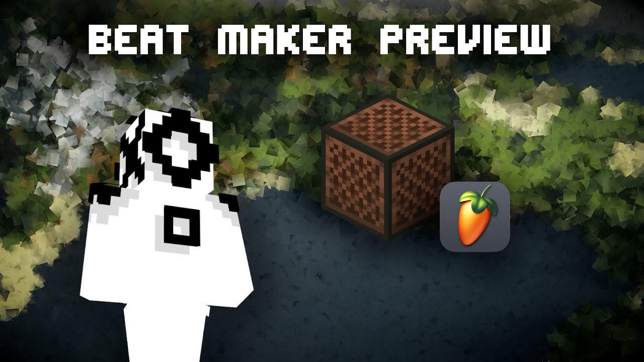 Beat Maker in Vanilla Minecraft 1.15.2 (datapack preview)